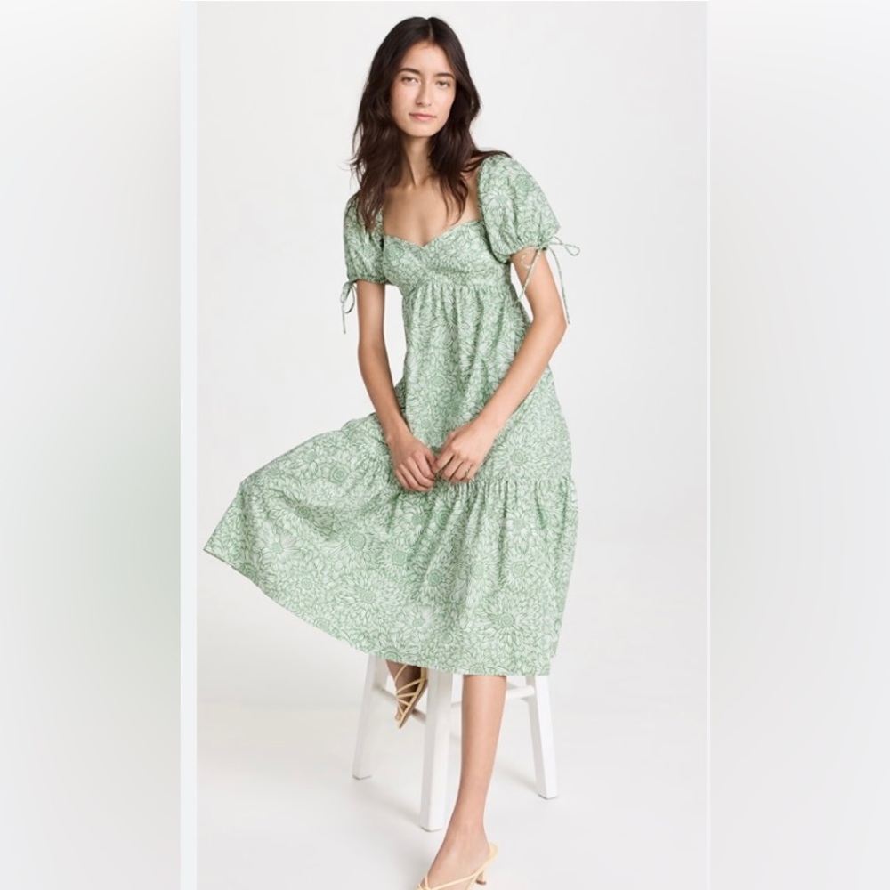 Brand New Sicily Midi Dress in Melrose by Amanda Uprichard